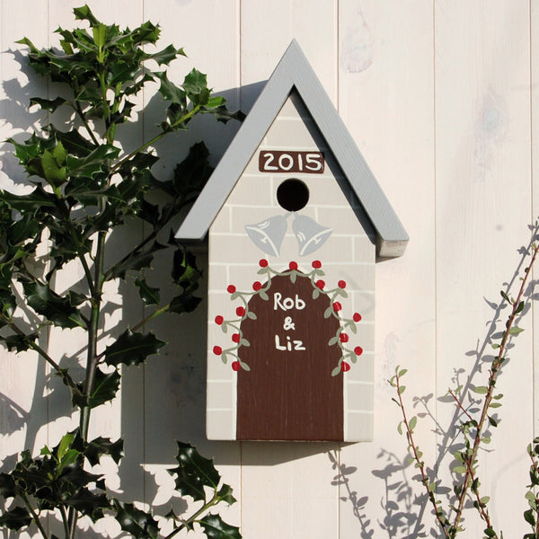 Personalised Wedding Bird Box - Lindleywood