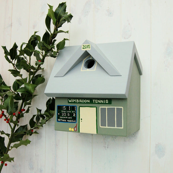 Personalised Tennis Club Bird Box - Lindleywood