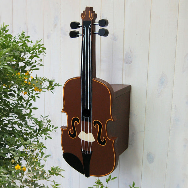 Personalised Fiddle - Violin Bird Box - Lindleywood