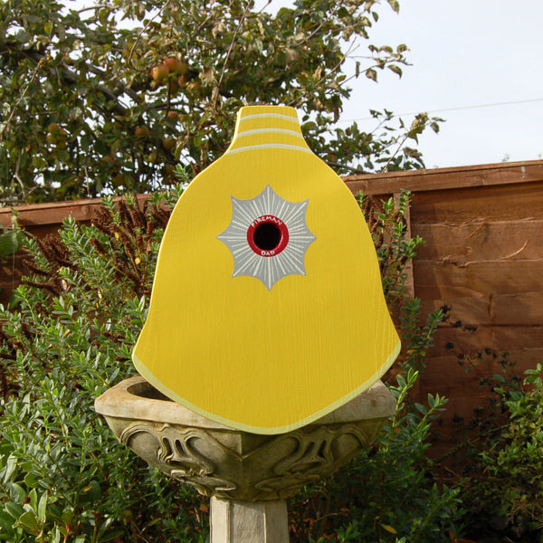 Personalised Firefighter Helmet Bird Box - Lindleywood