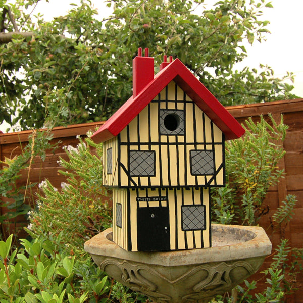 Personalised Tudor House Bird Box - Lindleywood