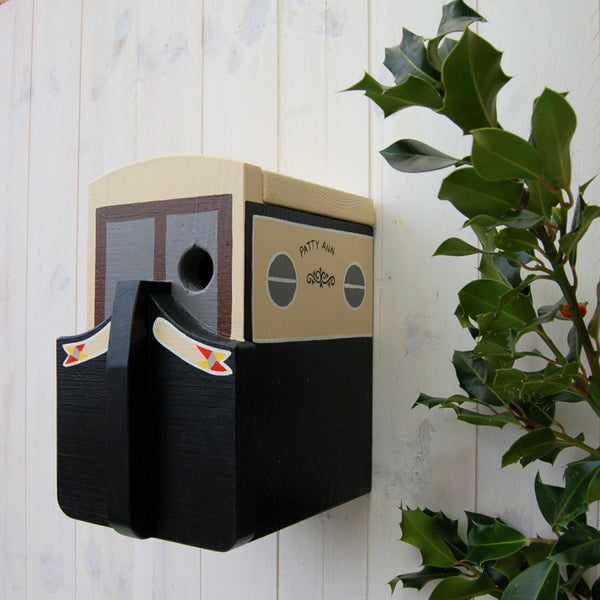 Personalised Narrowboat Canal Boat Bird Box - Lindleywood