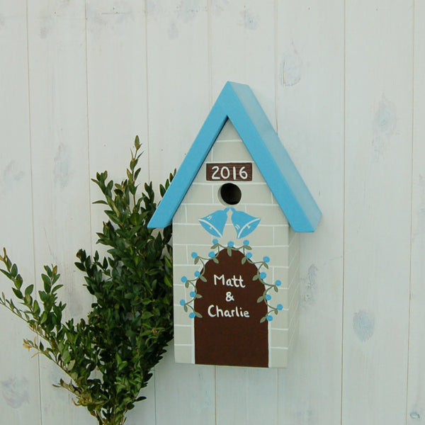 Personalised Wedding Bird Box - Lindleywood